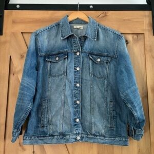 MADEWELL Denim Jacket Blue Size XXL 100% Cotton Jean Jacket